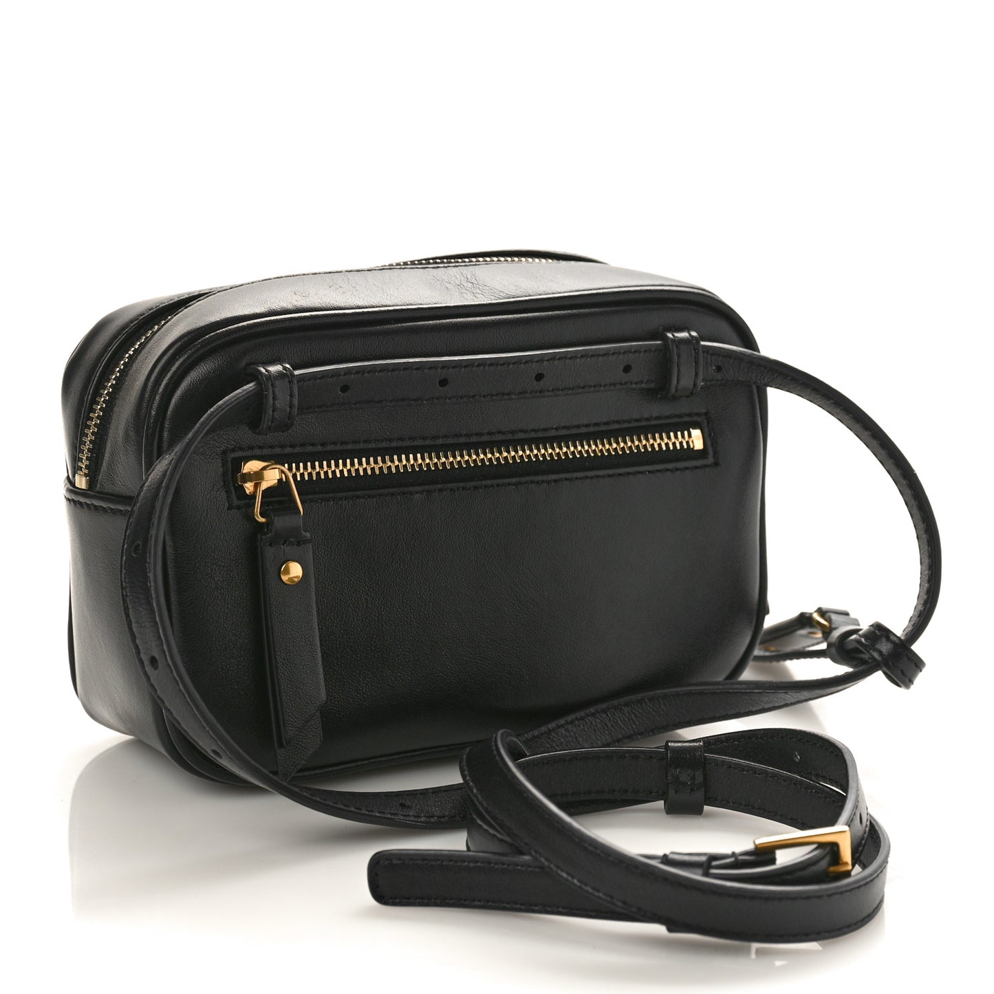 Calfskin Matelasse Monogram Lou Belt Bag Black