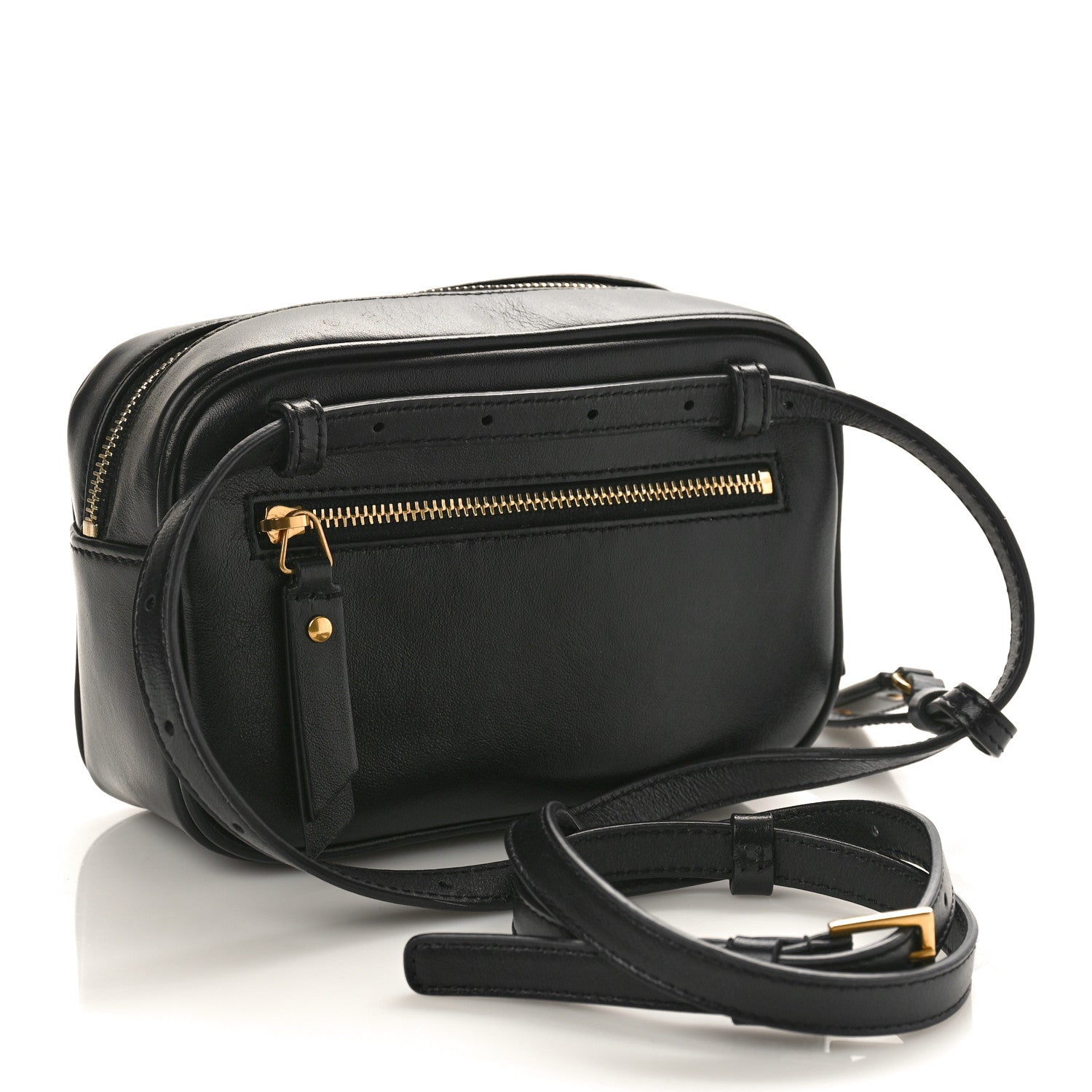 Saint Laurent Calfskin Matelasse Monogram Lou Belt Bag Black 2 of 7