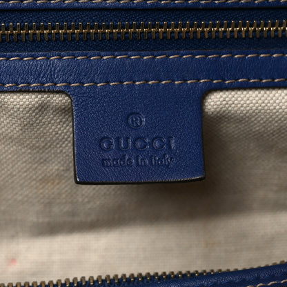 Gucci GG Plus Monogram Medium Boston USA Flag Unicef Duffle Blue 5 of 11