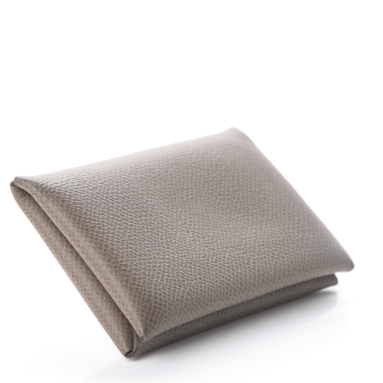 Hermes Epsom Calvi Card Case Etoupe 2 of 4