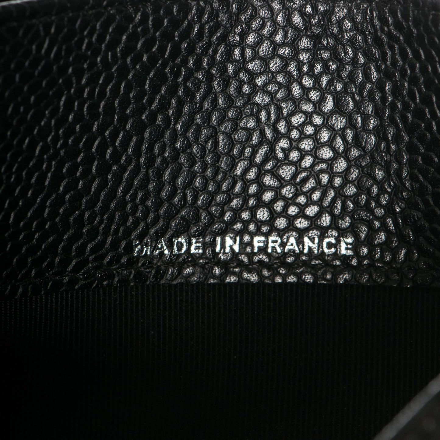 Caviar Quilted Small Flap Wallet Black