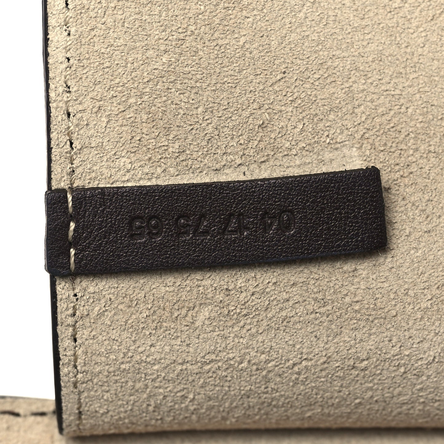 Suede Calfskin Mini Faye Shoulder Bag Carbon Brown
