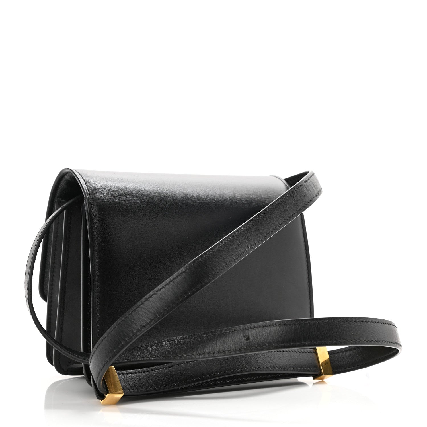 Celine Box Calfskin Small Classic Box Flap Bag Black 3 of 11