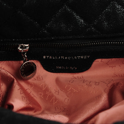 Stella McCartney Shaggy Deer Quilted Small Falabella Tote Black 7 of 9