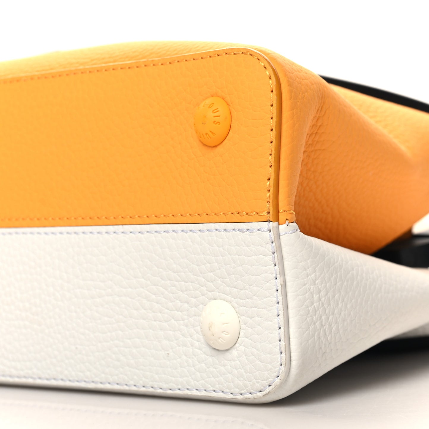 Taurillon Daniel Buren Artycapucines MM Orange White