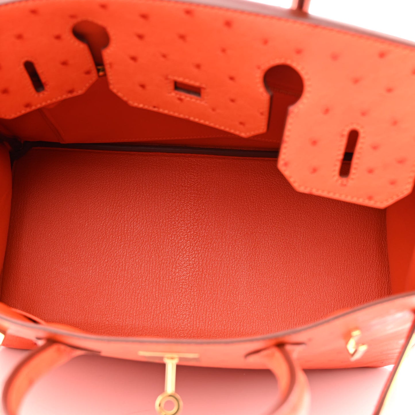 Ostrich Birkin 30 Orange