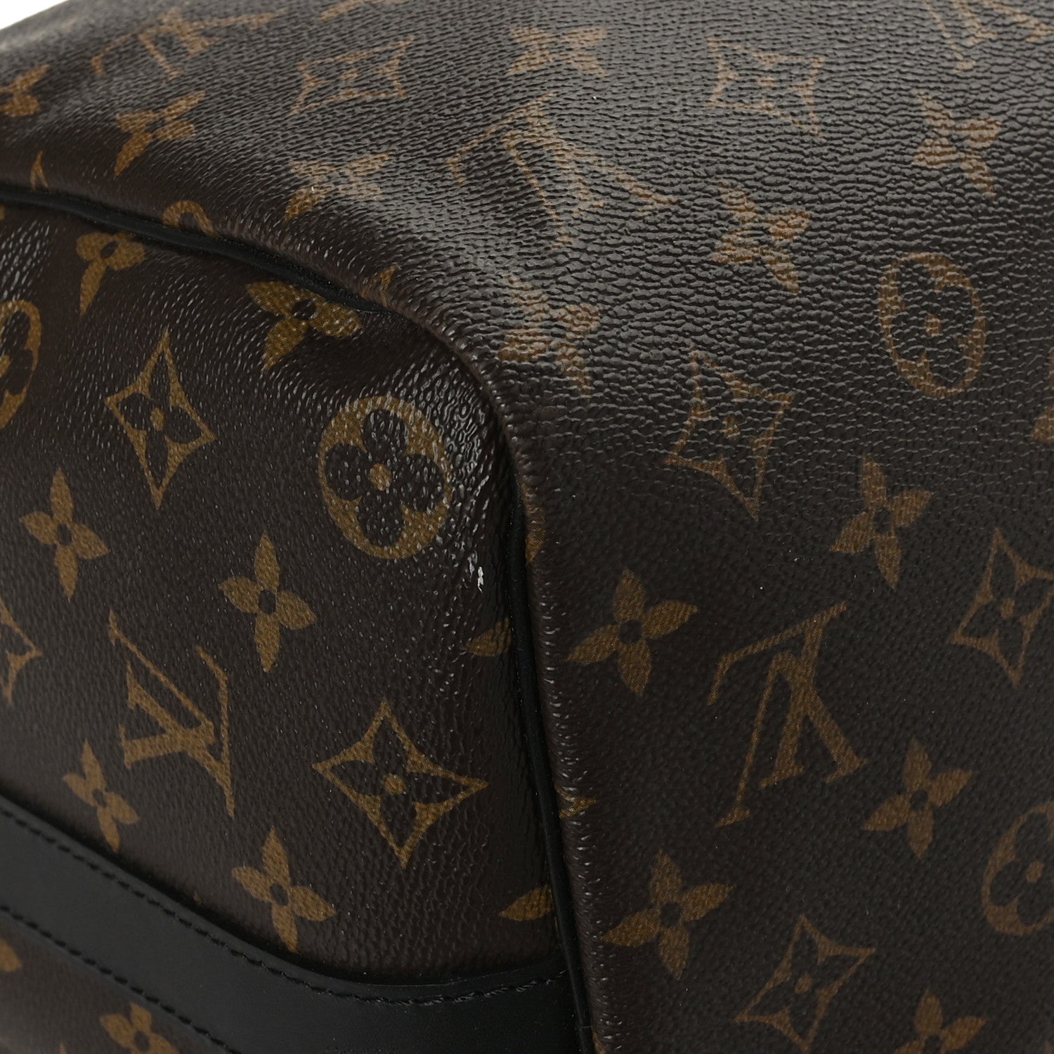 Louis Vuitton Monogram Macassar Keepall Bandouliere 45 10 of 12