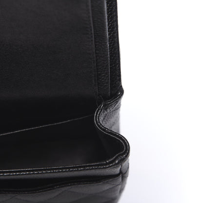 Chanel Caviar Quilted Medium Double Flap Black 14 of 15