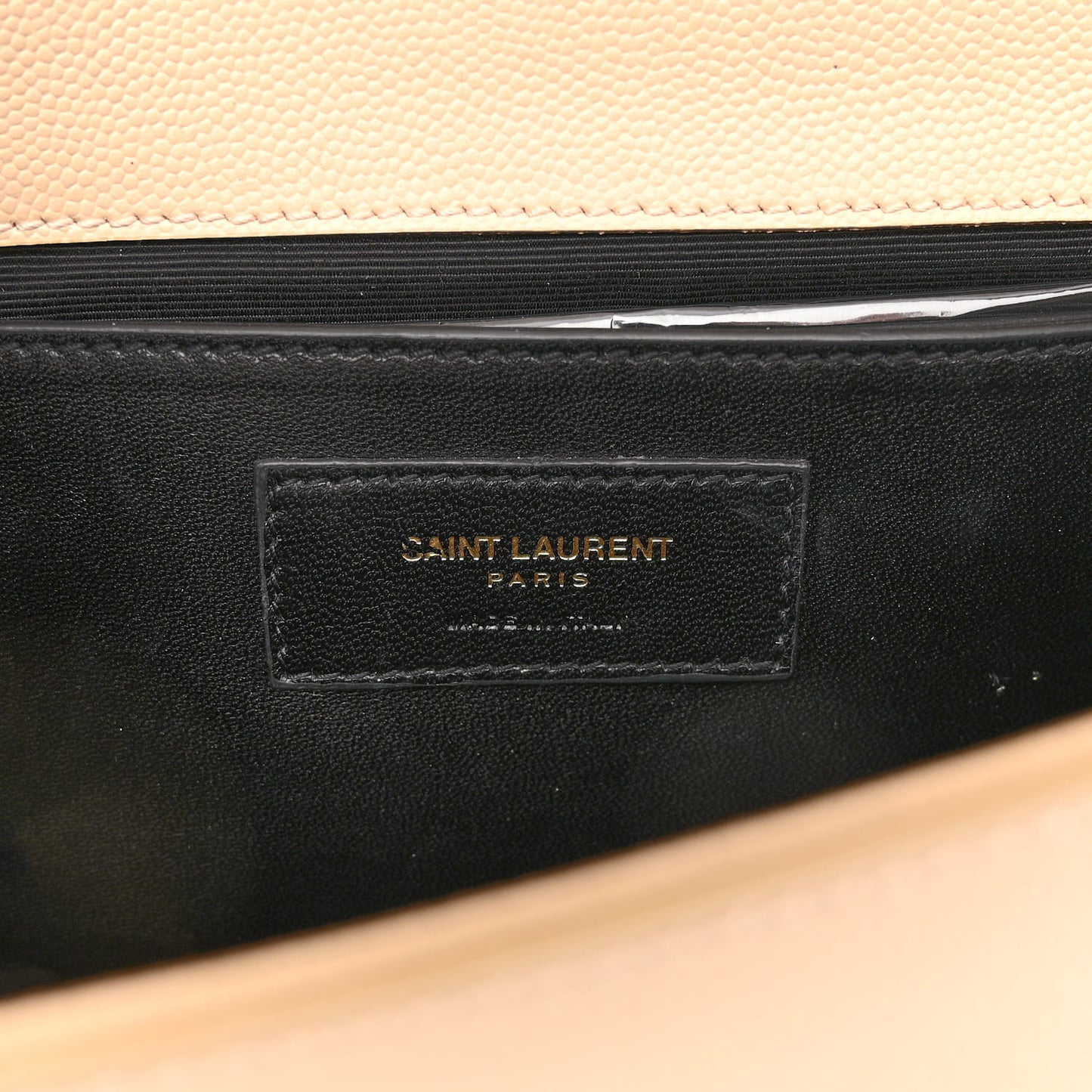 Grain De Poudre Classic Monogram Cassandre Clutch Nude