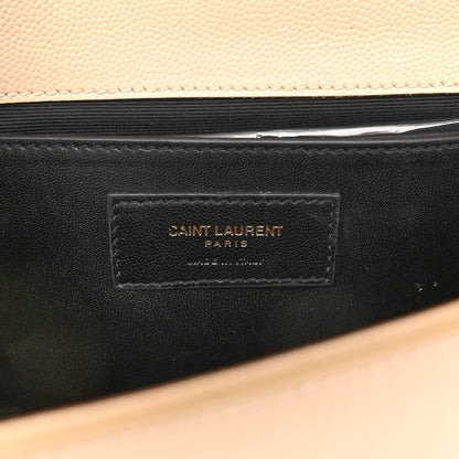 Saint Laurent Grain De Poudre Classic Monogram Cassandre Clutch Nude 7 of 10