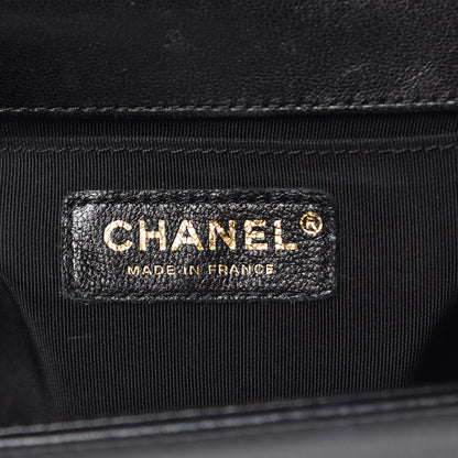 Chanel Lambskin Quilted Medium Boy Flap Black 6 of 14
