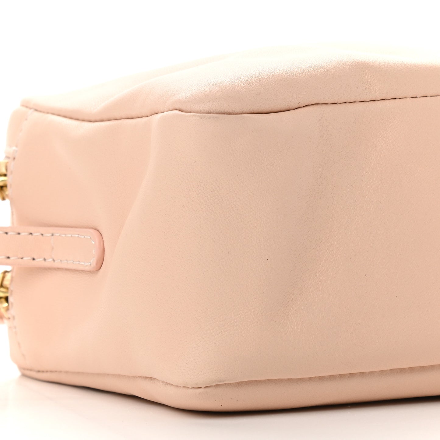 Calfskin Double Zip Crossbody Rosa
