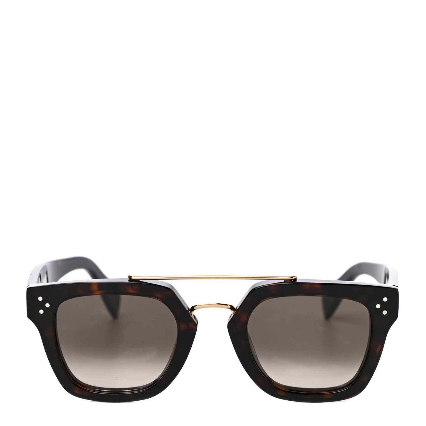 Acetate Bridge Sunglasses CL41077/S Dark Havana