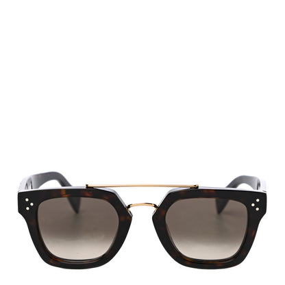 Celine Acetate Bridge Sunglasses CL41077/S Dark Havana 4 of 6