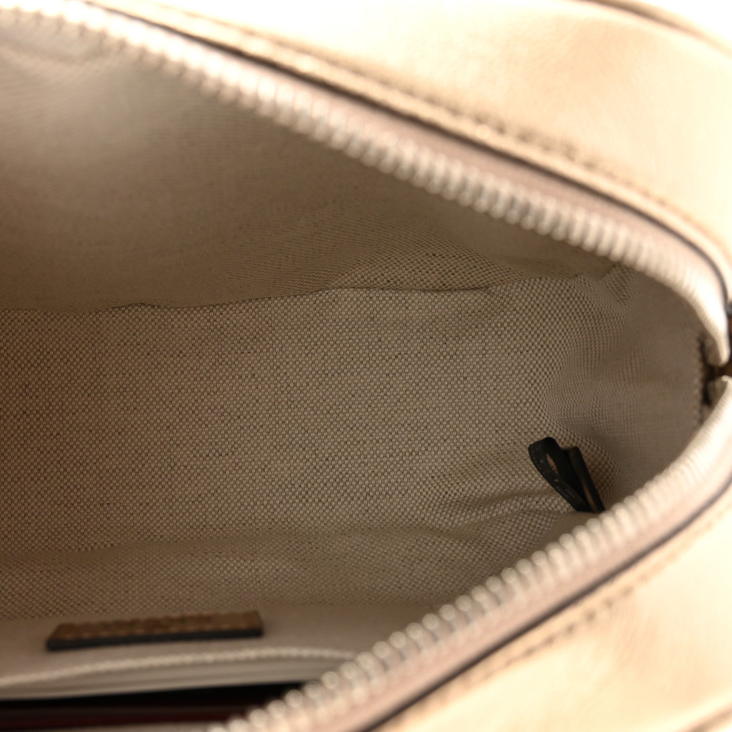 Gucci Metallic Sakai Be Green Calfskin Diagonal Stitched Small Blondie Shoulder Bag Golden Beige 5 of 9