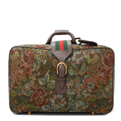 Gucci Brocade Floral Web Suitcase 1 of 8