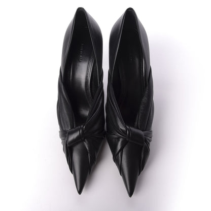 Balenciaga Smooth Nappa Drapy 80mm Pumps 37 Black 5 of 10