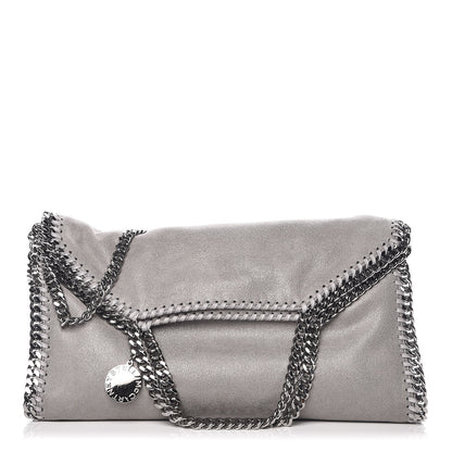 Stella McCartney Shaggy Deer Falabella Fold Over Tote Grey 1 of 12