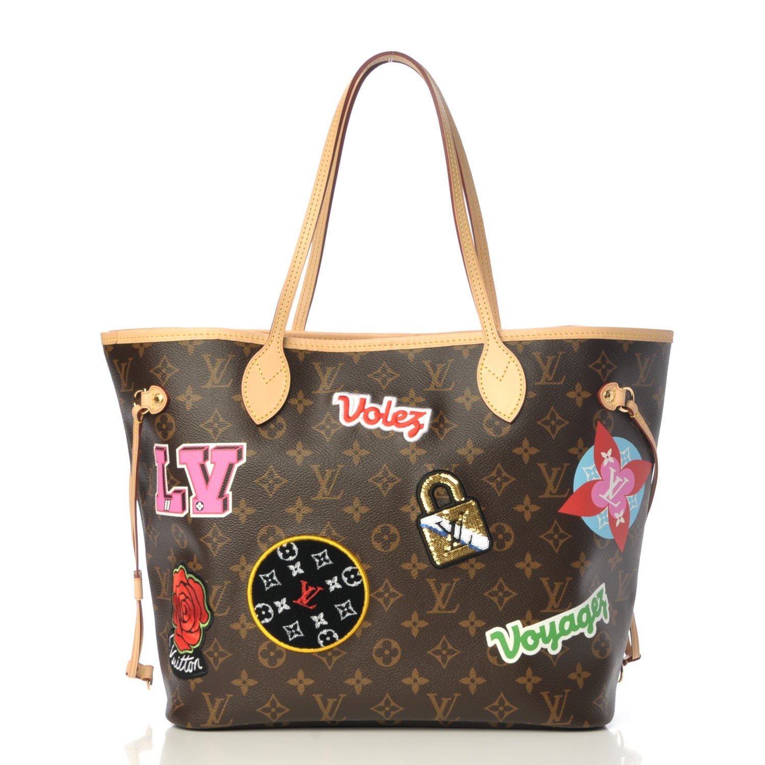 Louis Vuitton Monogram Stories Neverfull MM 3 of 11