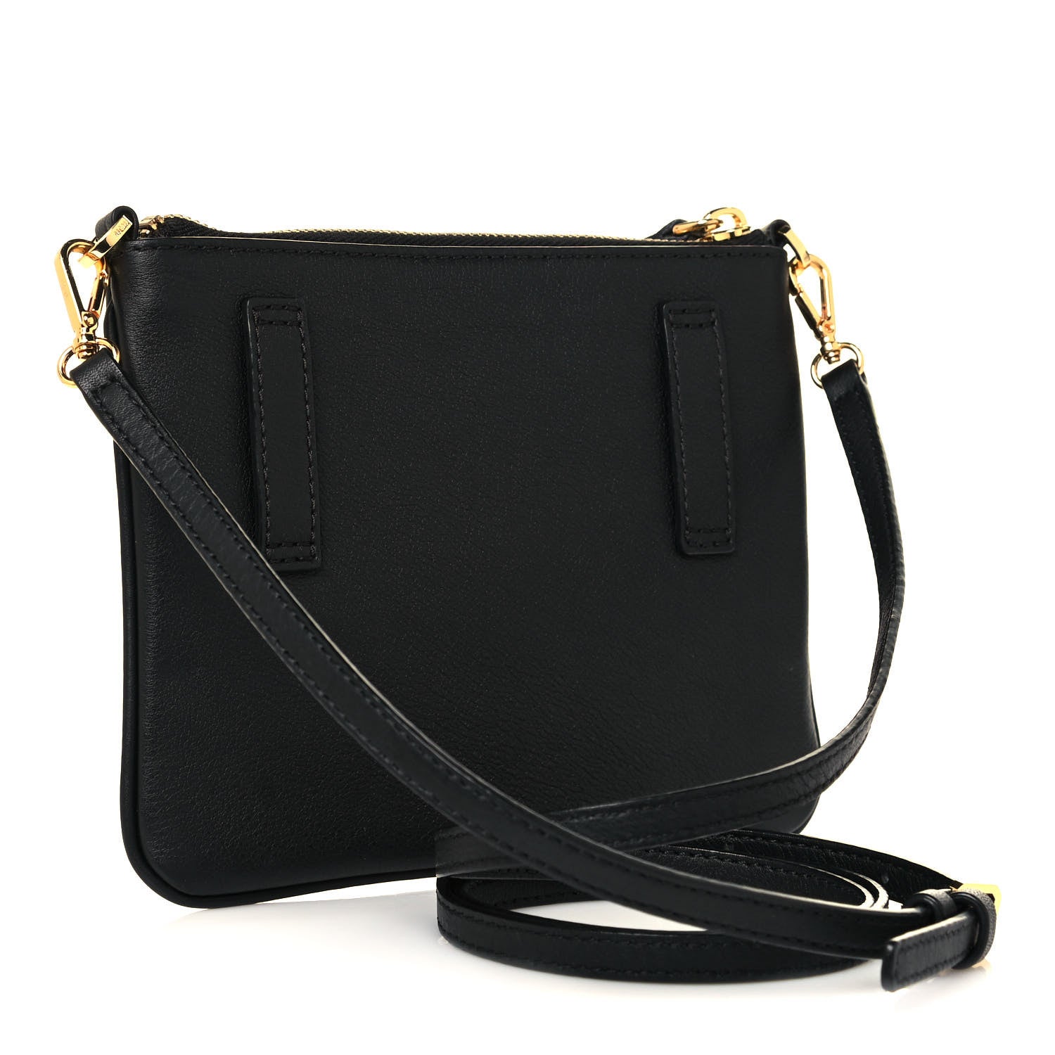 MCM Calfskin Cassette Crossbody Black 3 of 11
