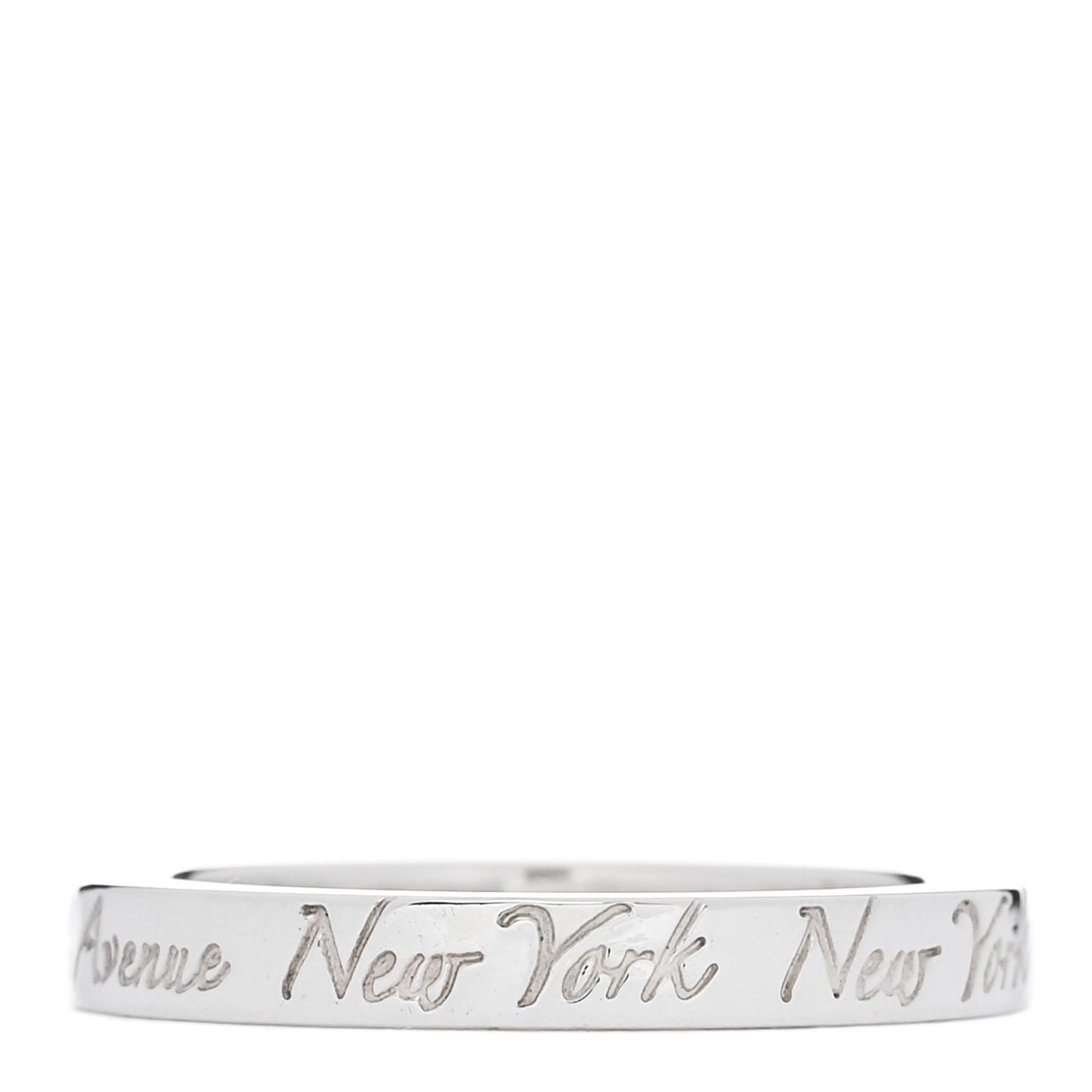 Sterling Silver Narrow Notes Ring 52 6