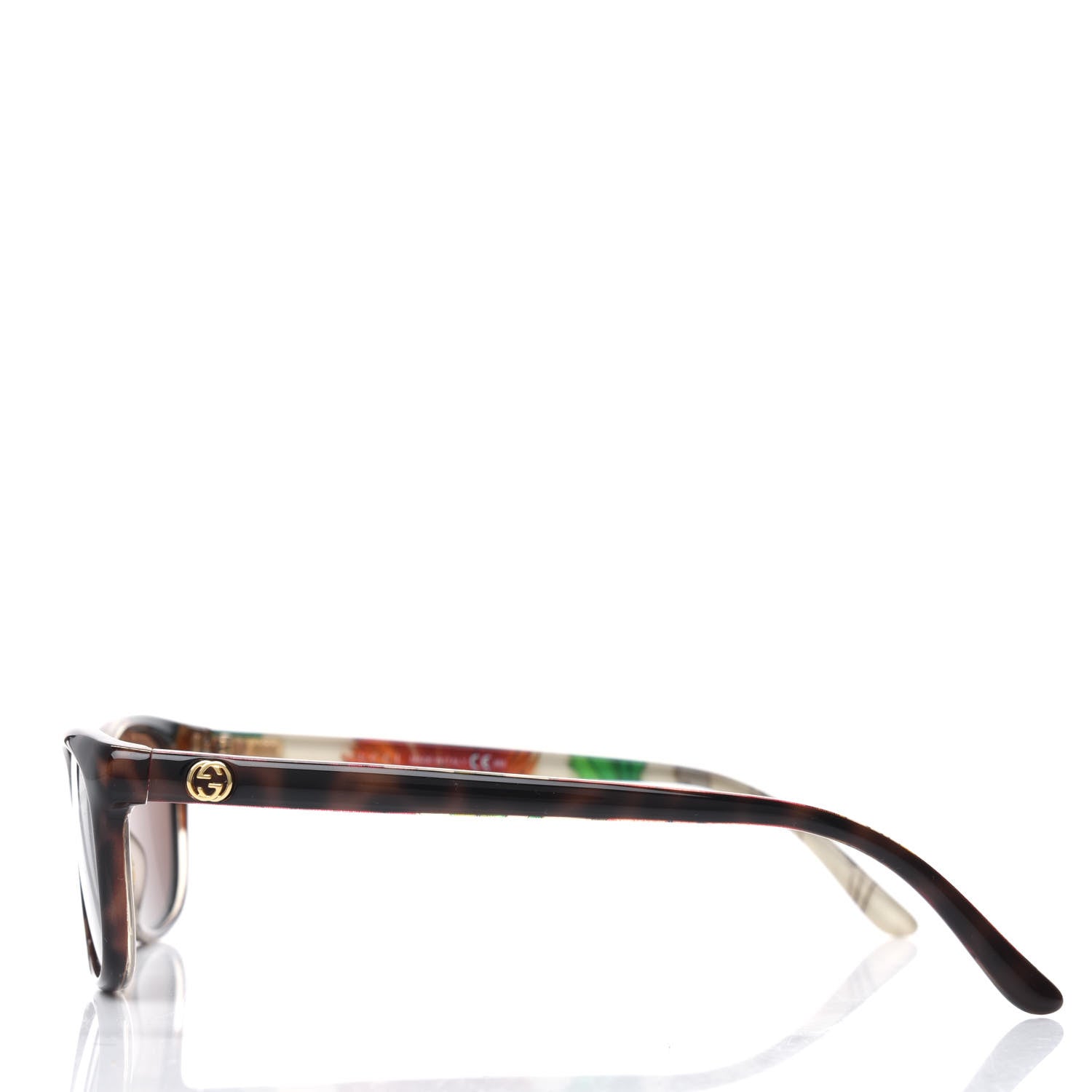Gucci Acetate Sunglasses GG3699/N/S Tortoise Floral 3 of 4