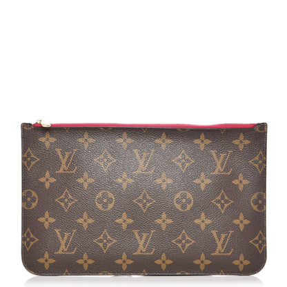 Louis Vuitton Monogram Neverfull MM GM Pochette Pivoine 1 of 10