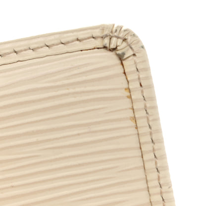 Louis Vuitton Epi Key Pouch Ivory 9 of 10