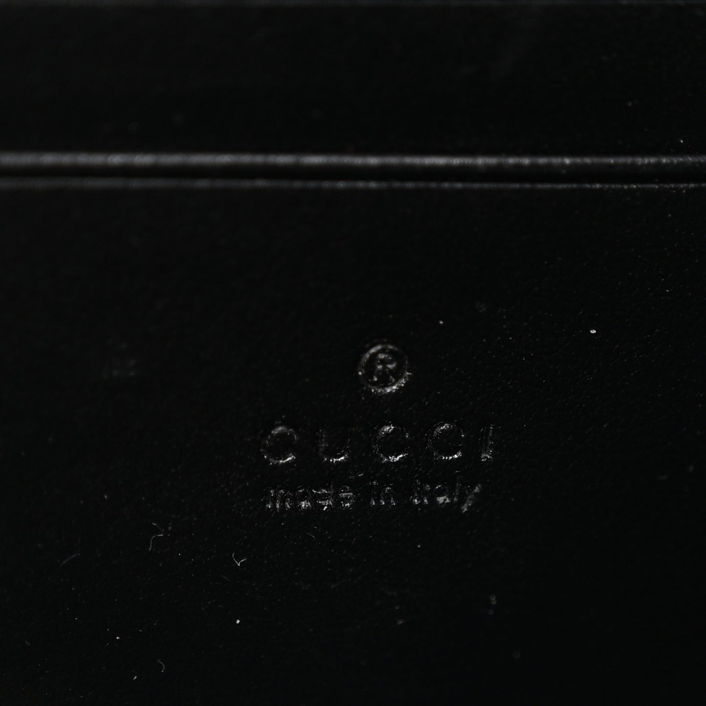 Calfskin Matelasse GG Marmont Chain Wallet Black