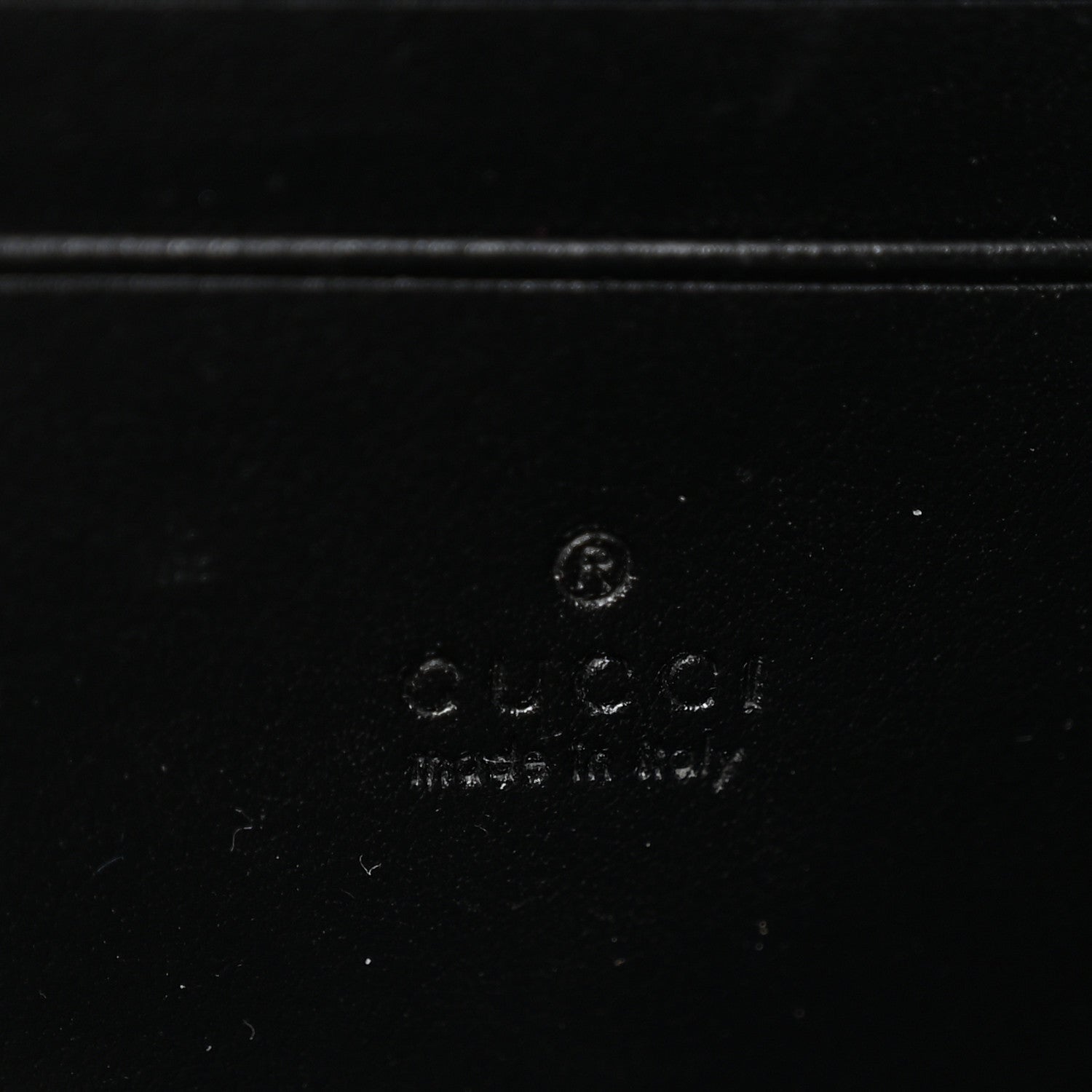 Gucci Calfskin Matelasse GG Marmont Chain Wallet Black 6 of 10