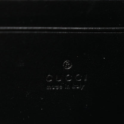 Gucci Calfskin Matelasse GG Marmont Chain Wallet Black 6 of 10