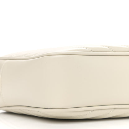 Saint Laurent Calfskin Matelasse Monogram Lou Camera Bag Crema Soft 9 of 10