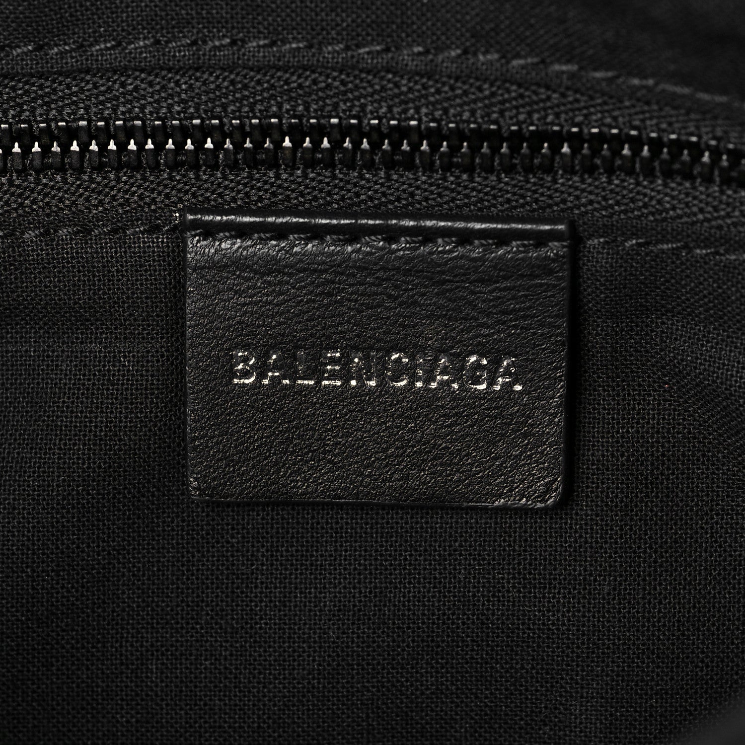 Balenciaga Nappa BB Monogram Embossed Everyday Camera Bag Black 6 of 8