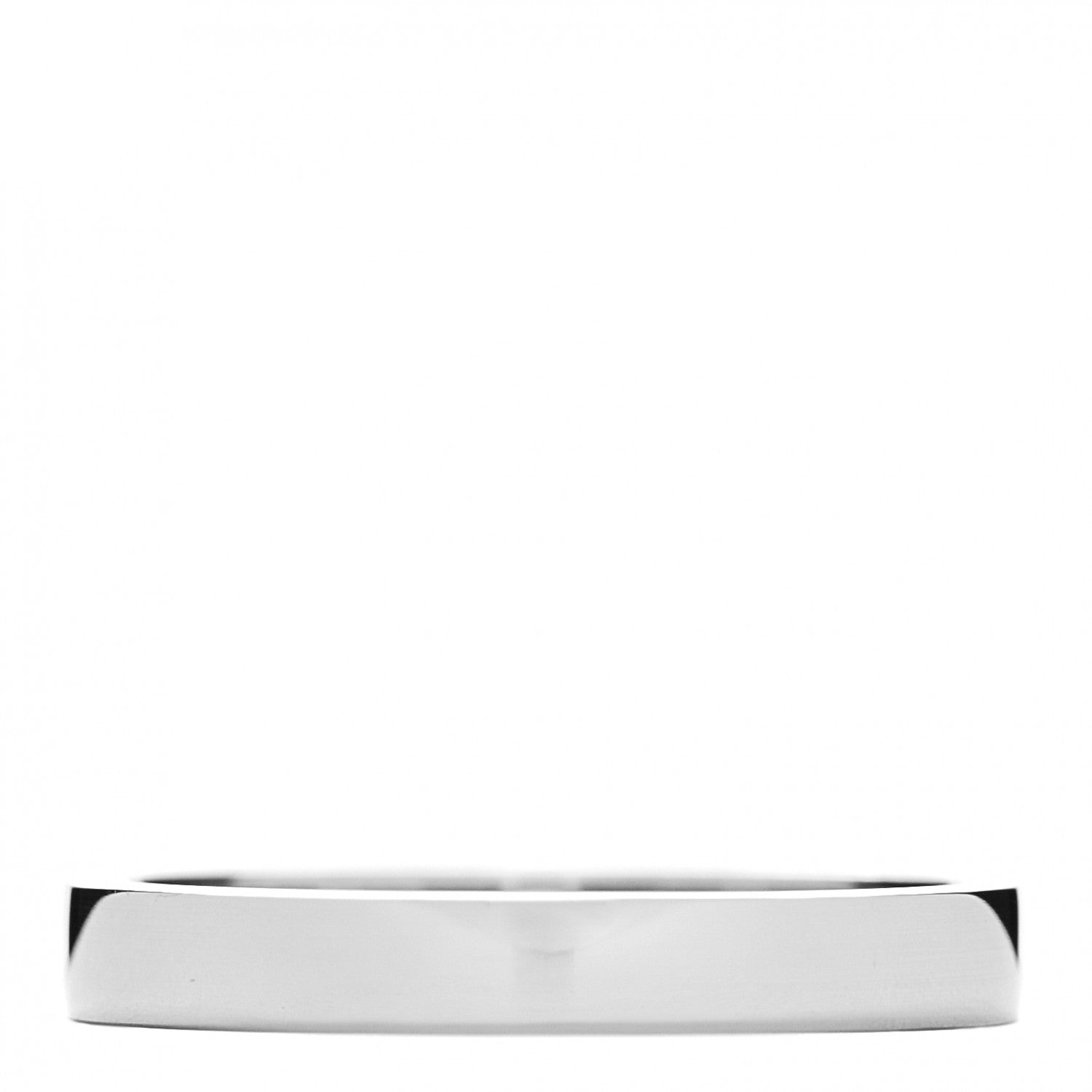 Cartier Platinum 3mm C De Cartier Wedding Band Ring 55 7.25 3 of 4