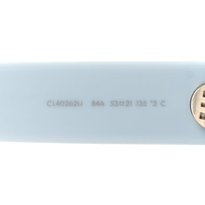 Celine Acetate Triomphe 01 Sunglasses CL40262U Light Blue 6 of 6