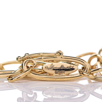 Tiffany 18K Yellow Gold Elsa Peretti Five Stone Charm Bracelet 5 of 5
