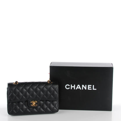 Chanel Caviar Quilted Small Double Flap Black 5 of 9