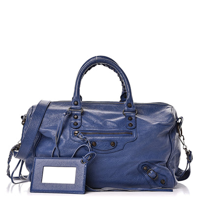 Balenciaga Agneau Classic Hardware Polly Bleut Bleu Glacier 2 of 28