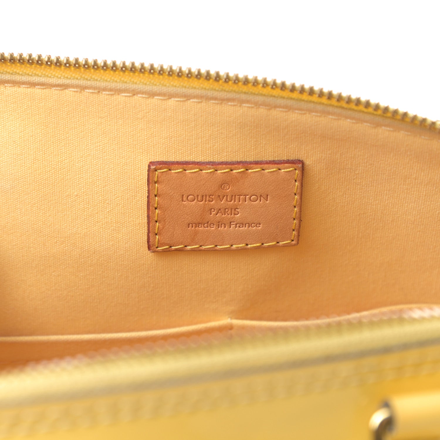 Louis Vuitton Vernis Alma PM Citrine 6 of 19