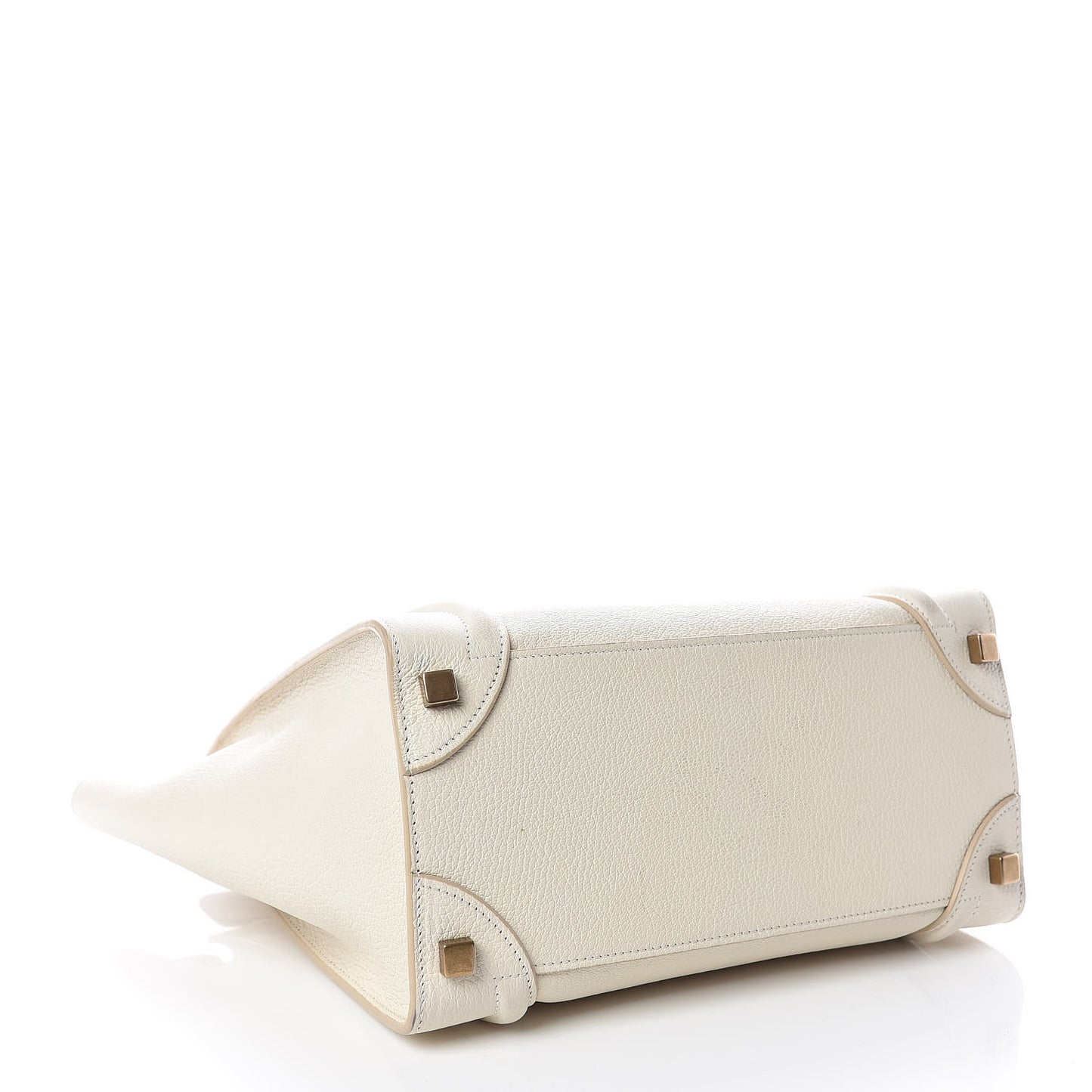 Goatskin Micro Luggage White