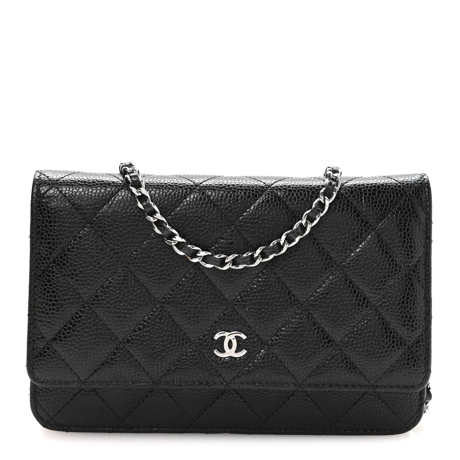 Chanel Caviar Quilted Wallet on Chain WOC Black 1 of 11