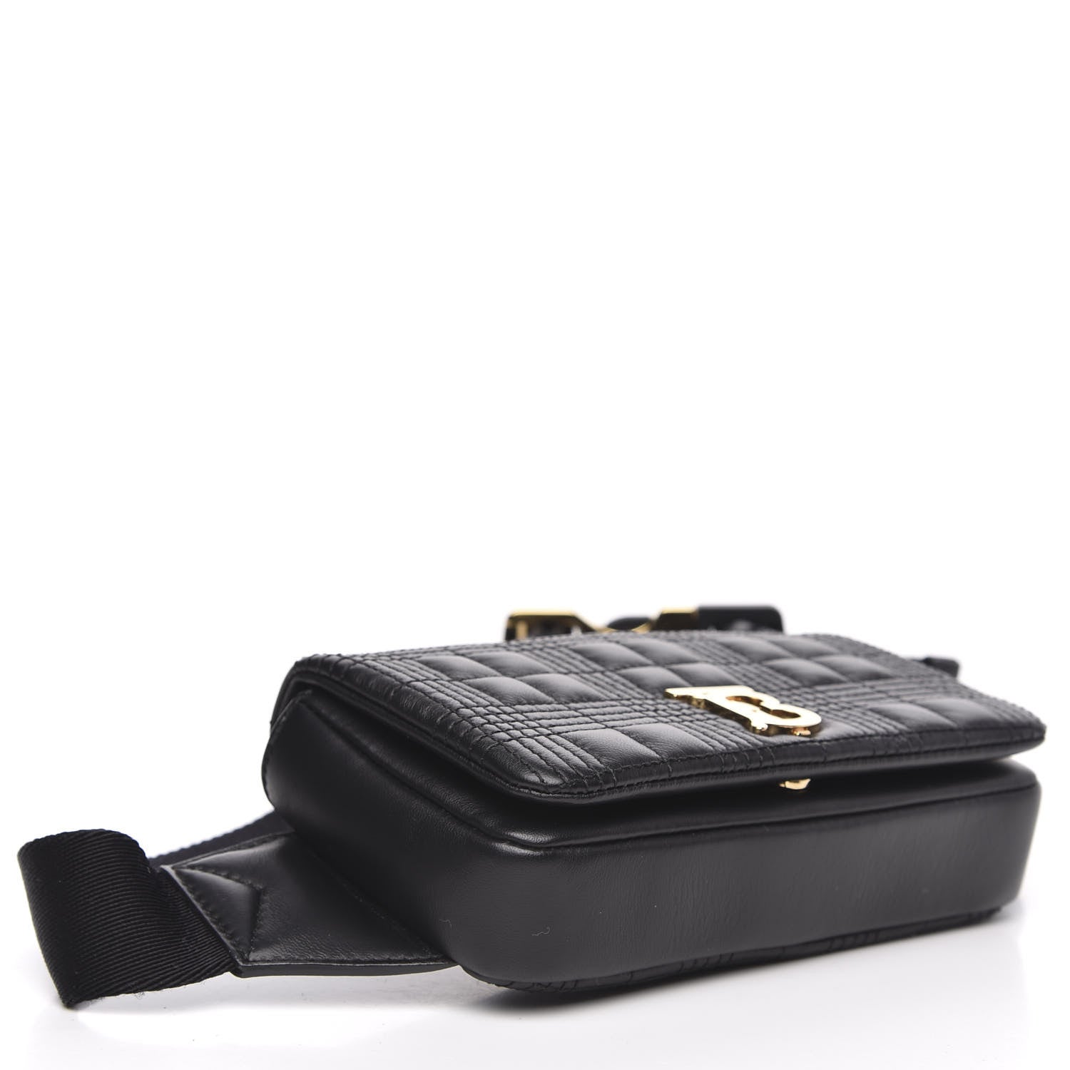 Burberry Lambskin Quilted Lola Bum Bag Black 4 of 8