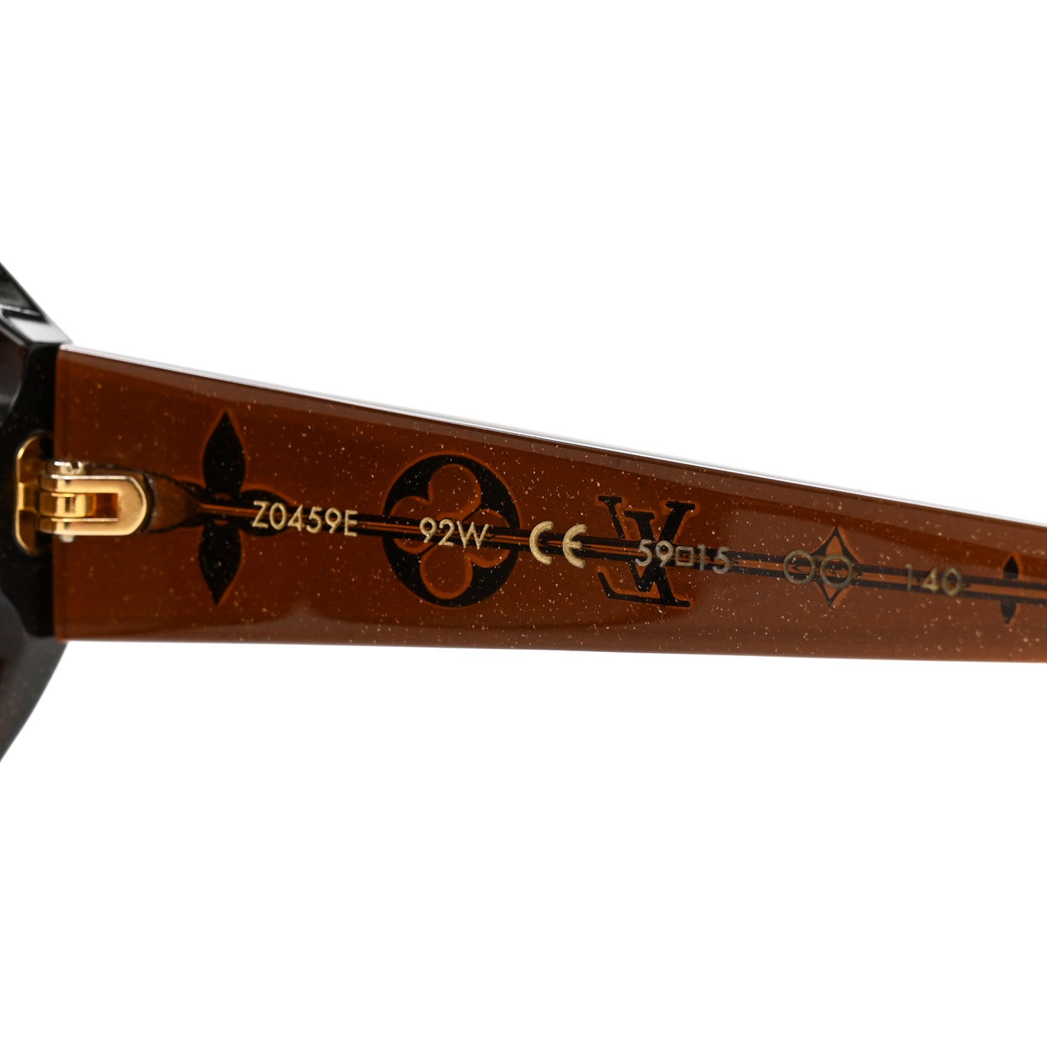 Louis Vuitton Obsession GM Sunglasses Z0459E Brown Glitter 5 of 7