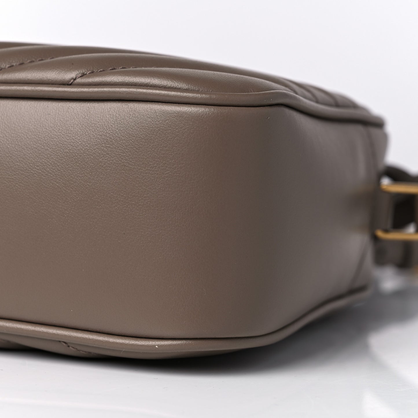 Calfskin Matelasse Monogram Lou Camera Bag Taupe