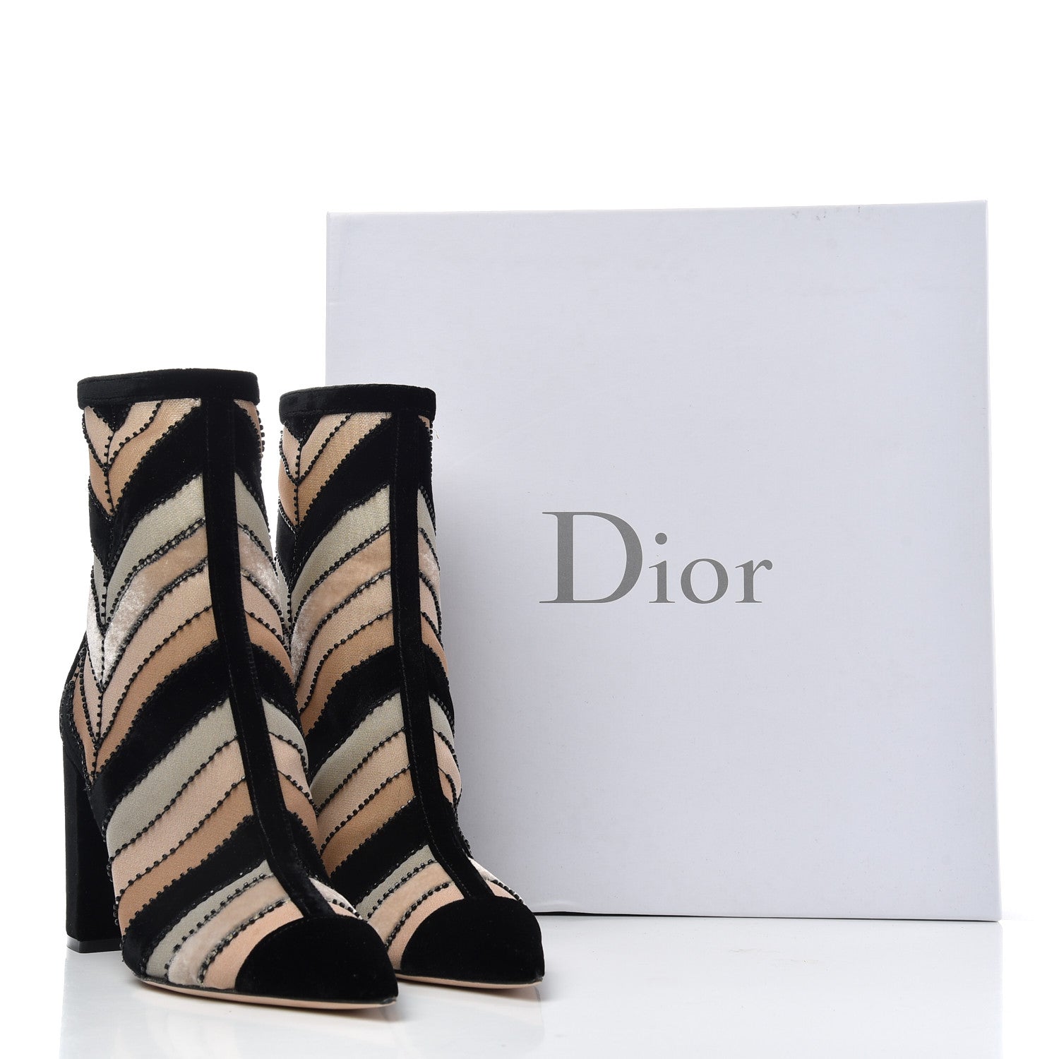 Christian Dior D-Cage Low Boots Boots 37 Pink Grey 10 of 10