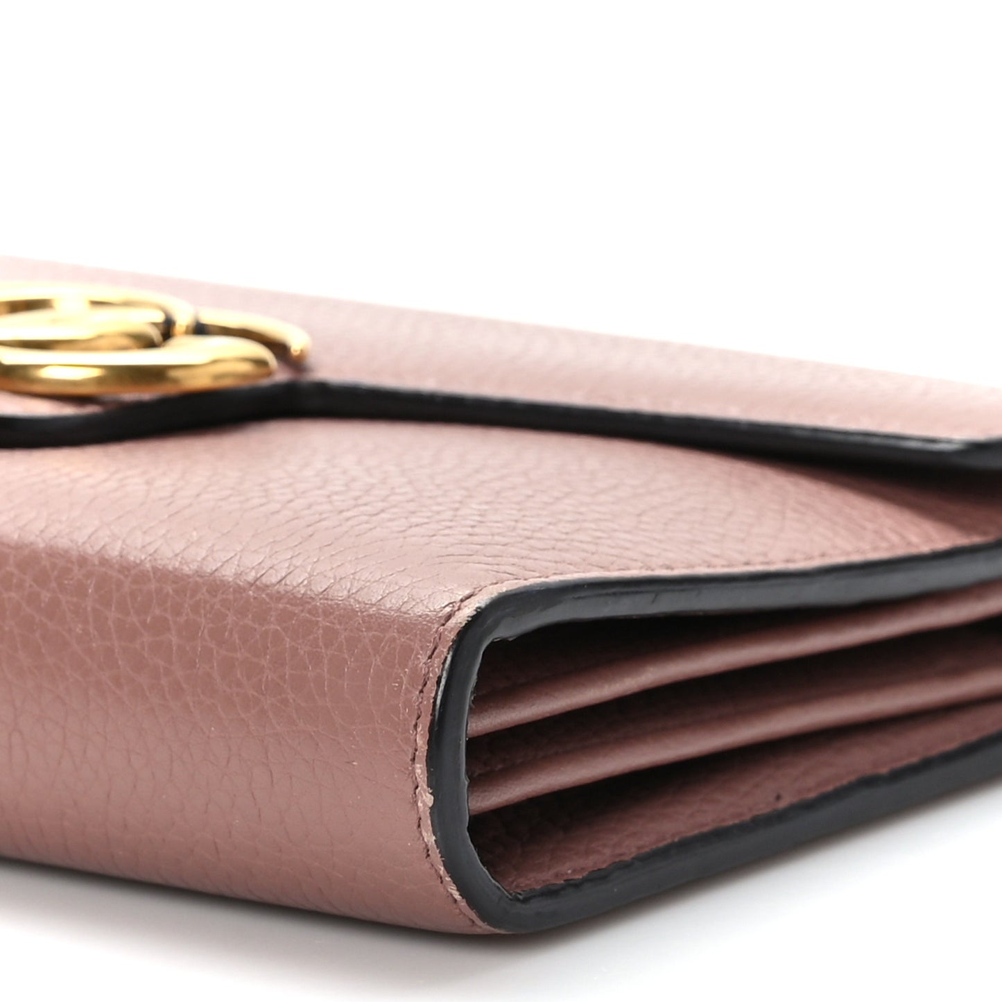 Cellarius Calfskin GG Marmont Chain Wallet Rosy Phard