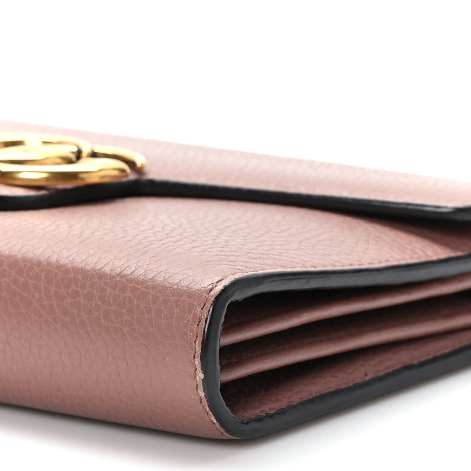 Gucci Cellarius Calfskin GG Marmont Chain Wallet Rosy Phard 9 of 10