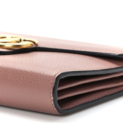 Gucci Cellarius Calfskin GG Marmont Chain Wallet Rosy Phard 9 of 10