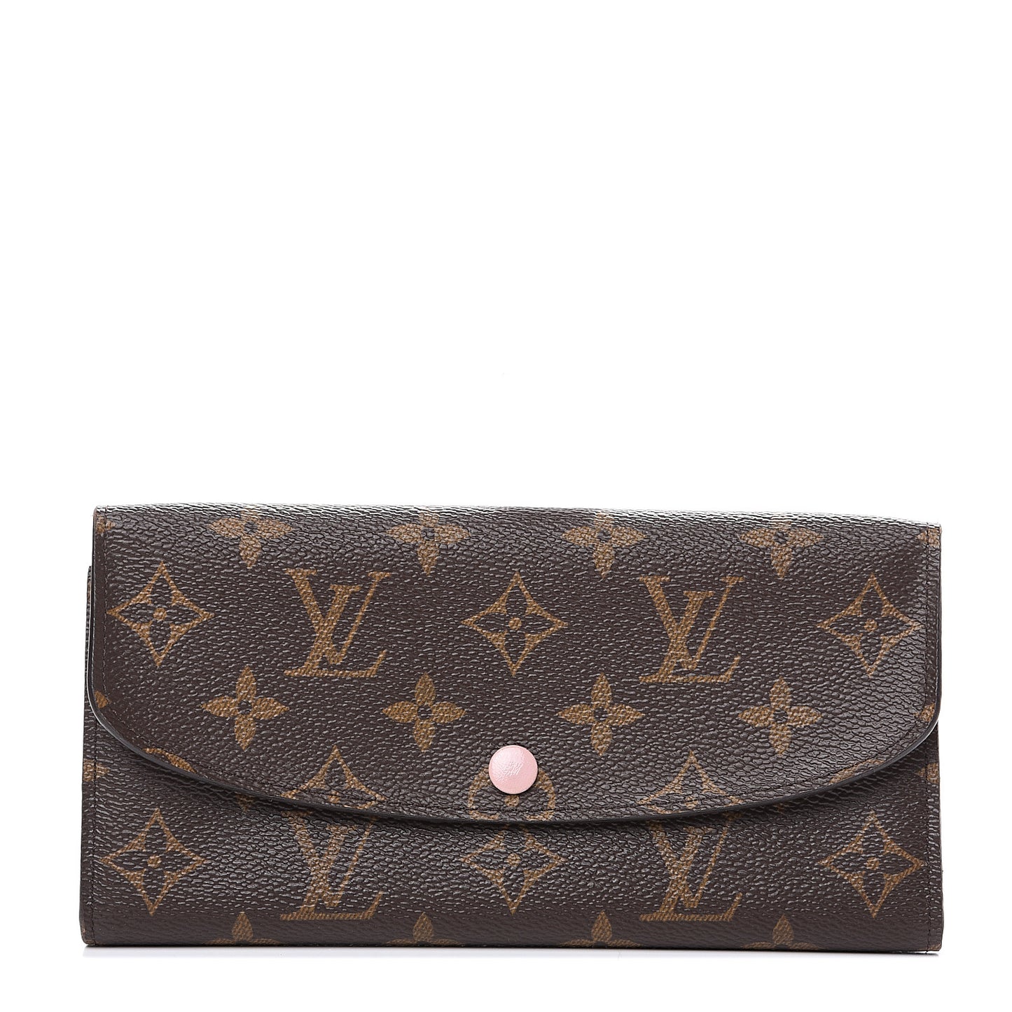 Monogram Emilie Wallet Rose Ballerine