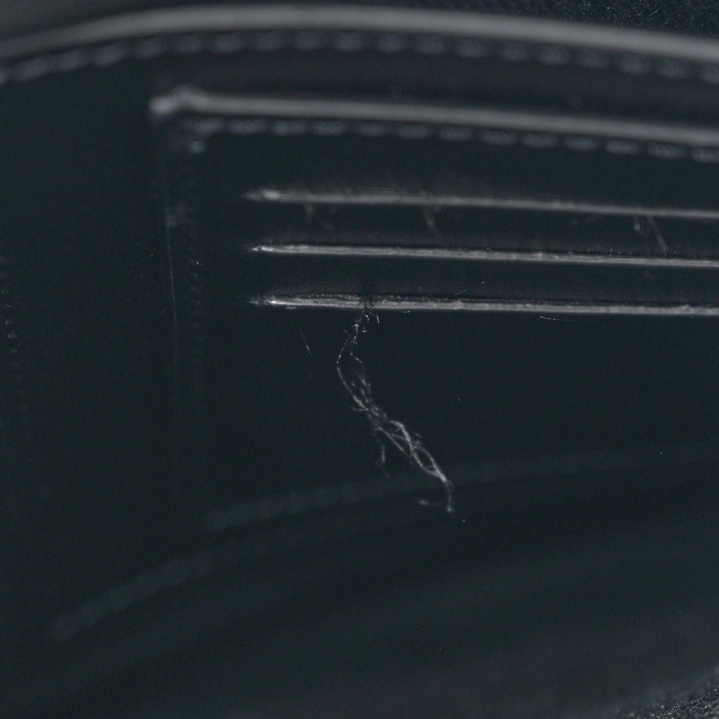 Grained Calfskin Portfolio Clutch With Handle Dark Brown Black